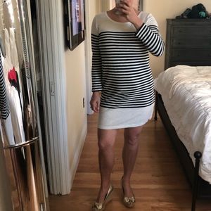 Joie long sleeve stripe dress
